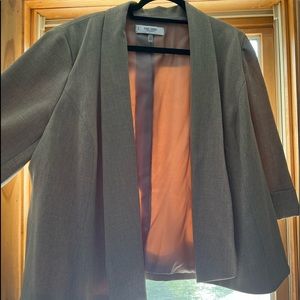 Brown/grey 18W blazer